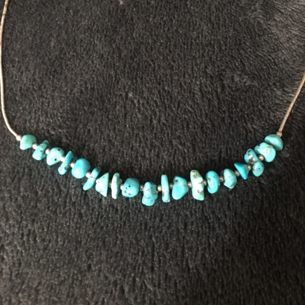 16” Sedona Gallery Genuine Turquoise necklace - Picture 2 of 7
